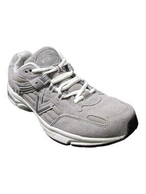 Vionic 23Walk 2.0 Men’s Light Grey Suede Athletic Walking Sneakers Size 10.5